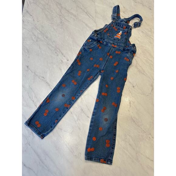 Christian Robinson Target Microscope Embroidery Denim overalls 5T target - Picture 1 of 5
